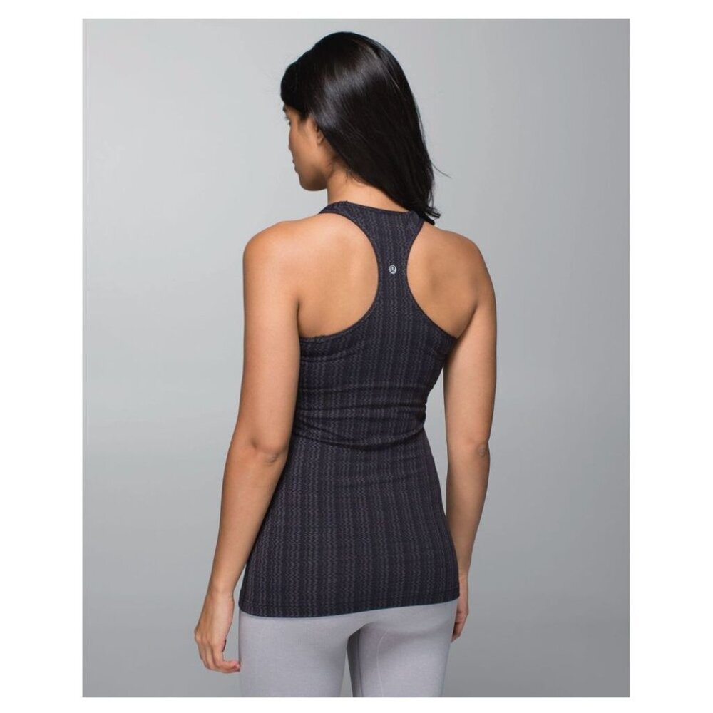 Lululemon Cool Racerback Ziggy Wee September Black - Size 2 - Picture 3 of 6
